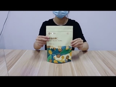 Zgrzewane na gorąco białko w proszku Ziplock Torba do pakowania Snack Nuts Matte Stand Up Food Bag