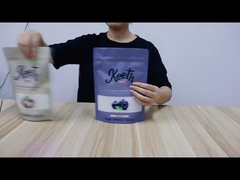 Matowa plastikowa torba na zamek błyskawiczny Wykonana z rękodzieła Opakowania na żywność Drukowana torba typu Stand Up Pouch