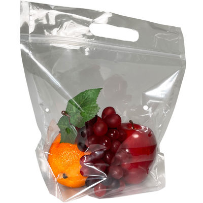 Zip Lock Plastikowe drukowane torby z zamkiem błyskawicznym z logo Owoc Stand Up Etui z uchwytem